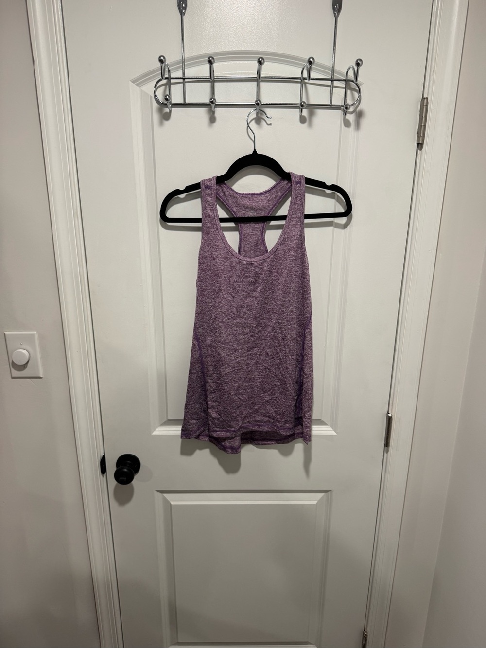 Women's Purple Racerback Tank Top - Soft Everyday Layer